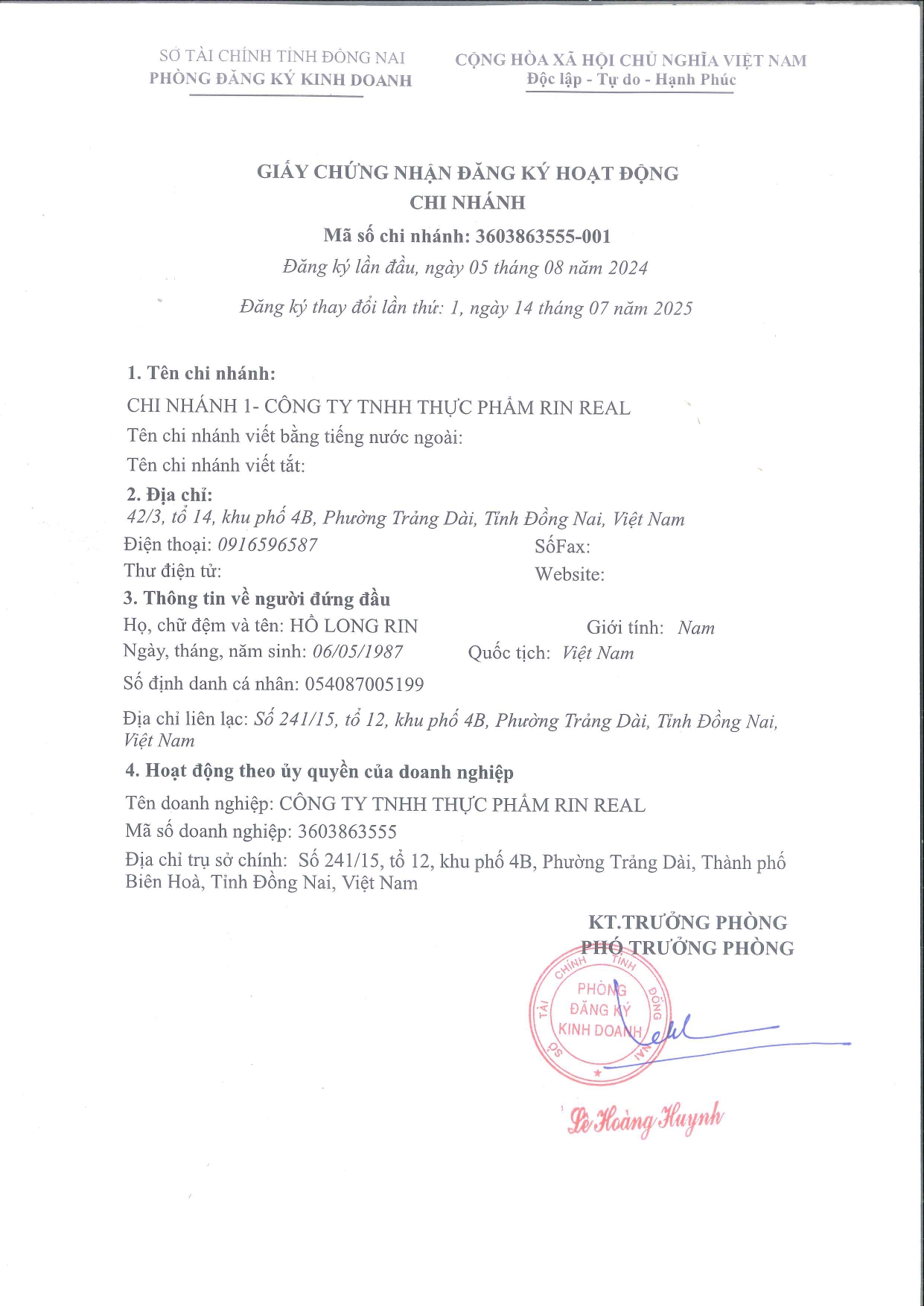 Hồ sơ pháp lý công ty